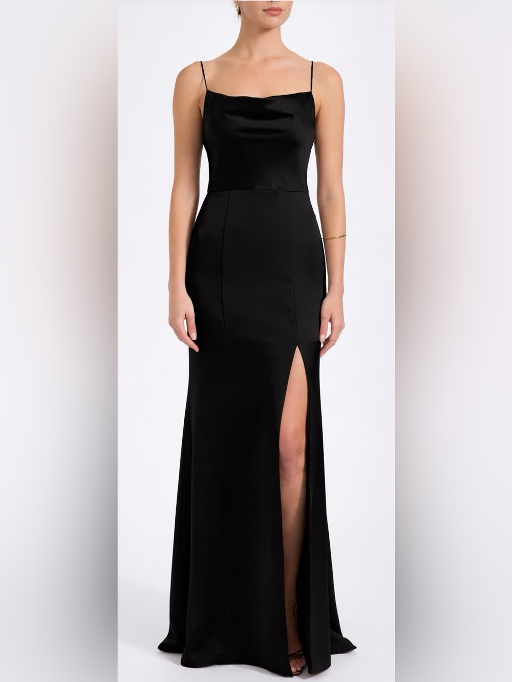 Amsale Chloe Dress in Black